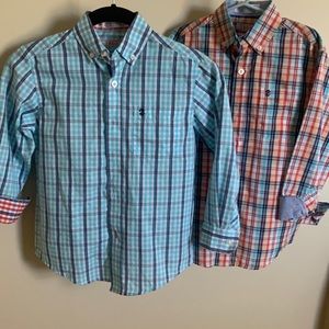 2 size 6 Boys button down shirts